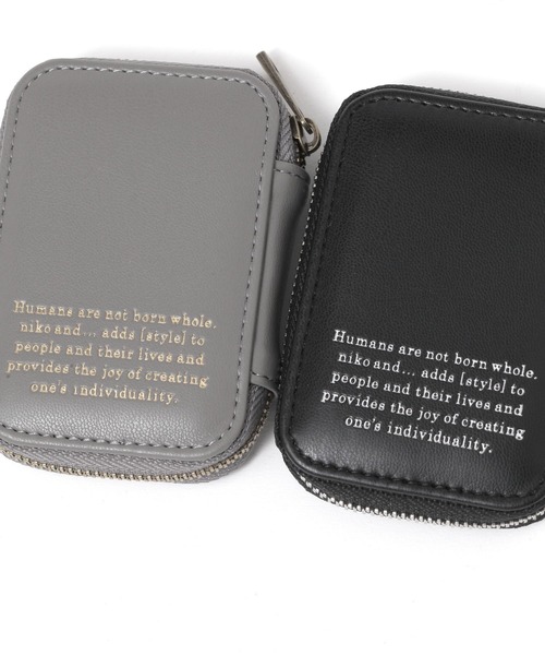 niko and...（ニコアンド）の「オリジナルニコロゴ箔 キーケース（キーケース/キーアクセサリー・レディース・グレー/ブラック・0）」の15枚目の写真