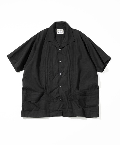 FREAK'S STORE スタンドカラーグランパシャツ　2点（白と黒） Air Tokyo（エアートウキョー）の「スタンドカラー グランパ