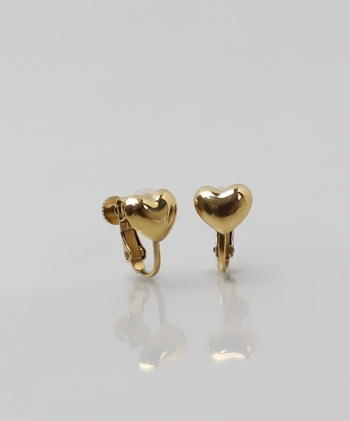 ieLS(イエルズ)の「金属アレルギー対応「ieLS」ステンレス ハートイヤリング(イヤリング・レディース・ゴールド/シルバー・ONE SIZE)」の3枚目の写真