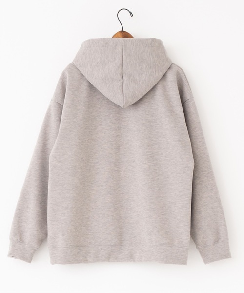 RYU(リュー)の「knit melton hoodie pullover(ニット/セーター・メンズ・ライトグレー系/ベージュ・1/2/4)」の3枚目の写真