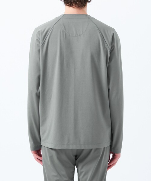 MACKINTOSH PHILOSOPHY（ﾏｯｷﾝﾄｯｼｭ ﾌｨﾛｿﾌｨｰ）の「ドライフラットストレッチ ハイパーストレッチメッシュ カーディガン（カーディガン/ボレロ・メンズ・ブラック/グレー系その他2・40/38）」の7枚目の写真