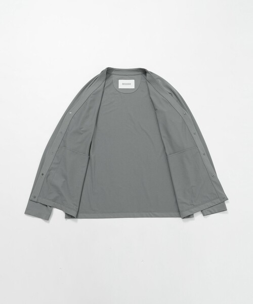 MACKINTOSH PHILOSOPHY（ﾏｯｷﾝﾄｯｼｭ ﾌｨﾛｿﾌｨｰ）の「ドライフラットストレッチ ハイパーストレッチメッシュ カーディガン（カーディガン/ボレロ・メンズ・ブラック/グレー系その他2・40/38）」の10枚目の写真