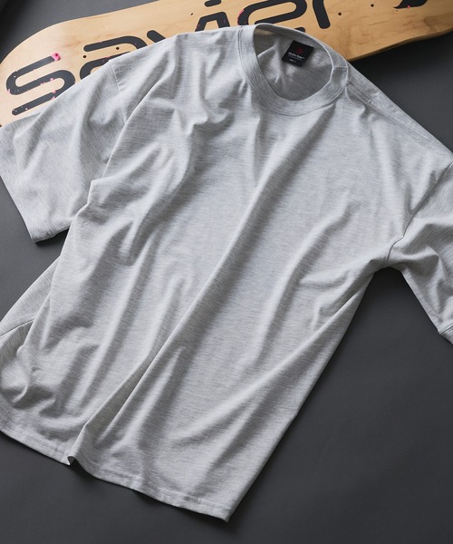 SAVIER(サビアー)の「【SAVIER/サビアー】×【ZERO STAIN/ゼロステイン】コラボ 袖リブ クルーネック Tシャツ(Tシャツ/カットソー・メンズ・ホワイト/オフホワイト/ネイビー/ブラック・LARGE/MEDIUM)」の14枚目の写真