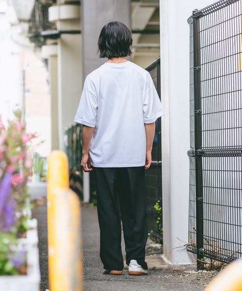 SAVIER(サビアー)の「【SAVIER/サビアー】×【ZERO STAIN/ゼロステイン】コラボ 袖リブ クルーネック Tシャツ(Tシャツ/カットソー・メンズ・ホワイト/オフホワイト/ネイビー/ブラック・LARGE/MEDIUM)」の20枚目の写真