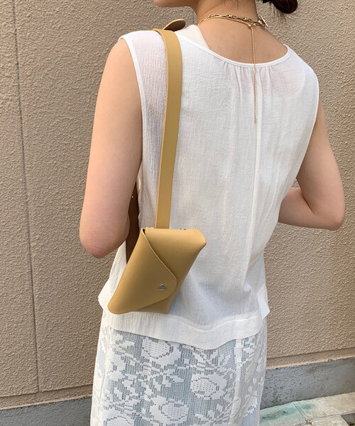 DouDou（ドゥドゥ）の「レザーベルトバッグ（ショルダーバッグ・レディース・イエロー/ブラウン/ブラック・FREE）」の16枚目の写真