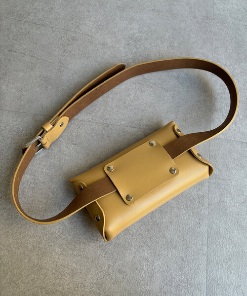 DouDou（ドゥドゥ）の「レザーベルトバッグ（ショルダーバッグ・レディース・イエロー/ブラウン/ブラック・FREE）」の21枚目の写真
