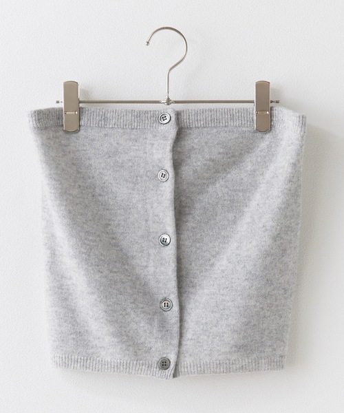 ADAWAS(アダワズ)の「ADAWAS/アダワス CASHMERE TUBE TOP チューブトップ(チューブトップ・レディース・グレー系/ナチュラル・FREE)」の1枚目の写真