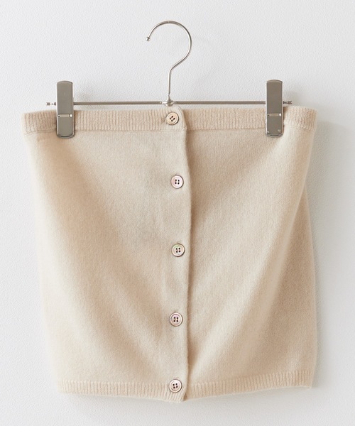 ADAWAS(アダワズ)の「ADAWAS/アダワス CASHMERE TUBE TOP チューブトップ(チューブトップ・レディース・グレー系/ナチュラル・FREE)」の2枚目の写真