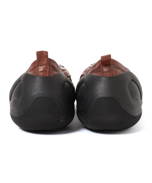 Ray BEAMS（レイビームス）の「MOHI / スタッズ シューズ（バレエシューズ・レディース・ダークブラウン/ブラック・38/37/36/39）」の11枚目の写真