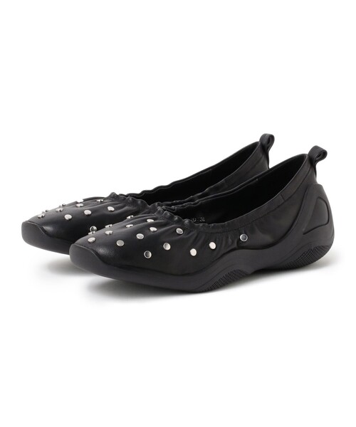 Ray BEAMS（レイビームス）の「MOHI / スタッズ シューズ（バレエシューズ・レディース・ダークブラウン/ブラック・38/37/36/39）」の14枚目の写真