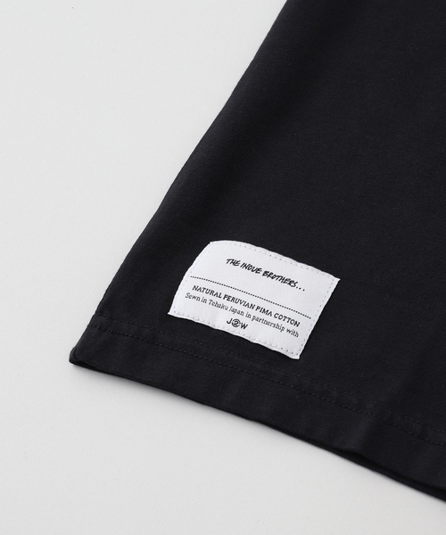 THE INOUE BROTHERS(ザイノウエブラザーズ)の「THE INOUE BROTHERS / ザ イノウエブラザーズ No Sleeve Top(Tシャツ/カットソー・メンズ・ブラック/ホワイト・MEDIUM/LARGE)」の6枚目の写真