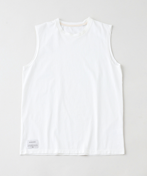 THE INOUE BROTHERS(ザイノウエブラザーズ)の「THE INOUE BROTHERS / ザ イノウエブラザーズ No Sleeve Top(Tシャツ/カットソー・メンズ・ブラック/ホワイト・MEDIUM/LARGE)」の4枚目の写真