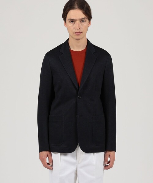 TOMORROWLAND (トゥモローランド)の「ラミーポリエステル シングルブレステッド 2Bジャケット(テーラードジャケット・メンズ・キャメル/ネイビー/ブルー・L/M/S/XS)」の5枚目の写真