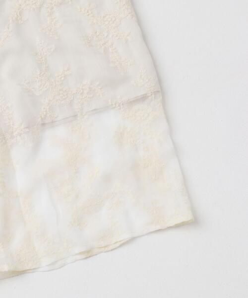 ITEMS URBANRESEARCH(アイテムズ アーバンリサーチ)の「シアー刺繍イージーパンツ(その他パンツ・レディース・ホワイト/ブラック・FREE)」の17枚目の写真