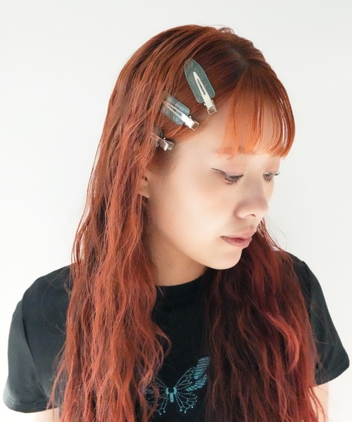 専用。写真の通りヘアピンなし Port / ポート 】 6個セット ラメ マルチ ヘアピン / 透明 ヘア
