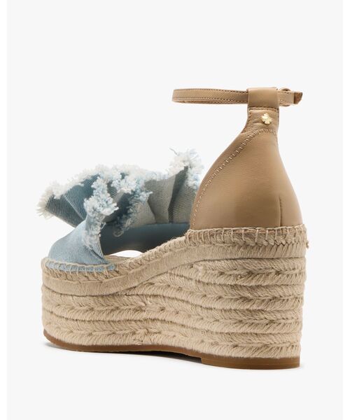 フローリッシュ エスパドリーユ ウェッジ サンダル（サンダル）｜kate