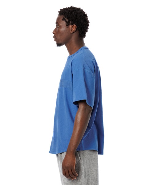 Sandinista（サンディニスタ）の「American Cotton Tape Tee / アメリカンコットン後染めテープ付きTシャツ（Tシャツ/カットソー・メンズ・ブラック系その他/ブルー/ホワイト/グリーン系その他・SMALL/MEDIUM/LARGE）」の12枚目の写真