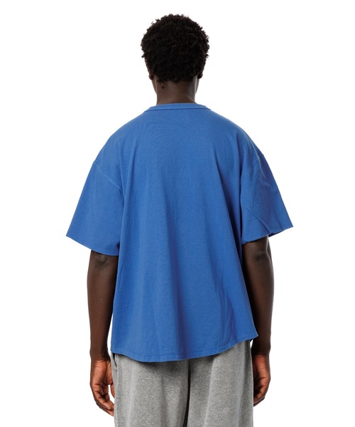 Sandinista（サンディニスタ）の「American Cotton Tape Tee / アメリカンコットン後染めテープ付きTシャツ（Tシャツ/カットソー・メンズ・ブラック系その他/ブルー/ホワイト/グリーン系その他・SMALL/MEDIUM/LARGE）」の13枚目の写真