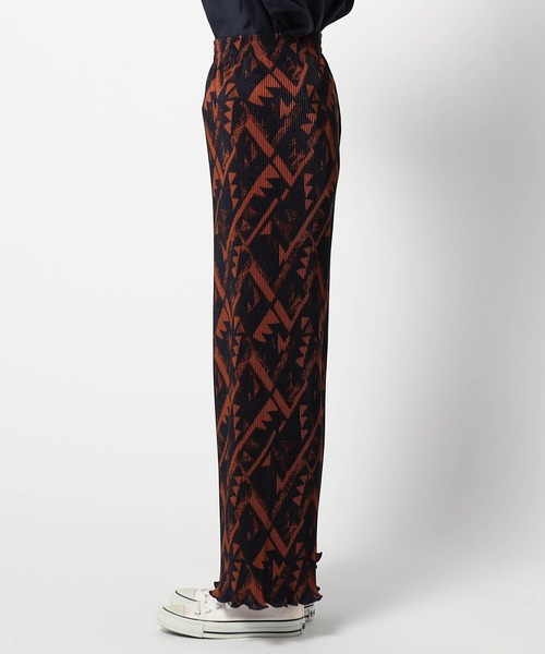 Grand PARK（グランドパーク）の「エスニック柄カットスムースパンツ（その他パンツ・レディース・ブラック×ホワイト/ネイビー系・FREE）」の11枚目の写真