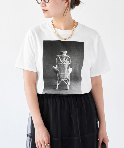 IENA（イエナ）の「《追加》COUTURE D’ADAM/クチュールドアダム Sam Haskins フォトTシャツ（Tシャツ/カットソー・レディース・ホワイト/ブラック・FREE）」の9枚目の写真