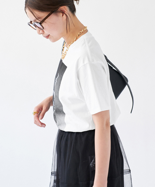 COUTURE D'ADAM/クチュールドアダム フォトTシャツ IENA COUTURE D'ADAM/クチュールドアダム Vintage Remake TEE（T
