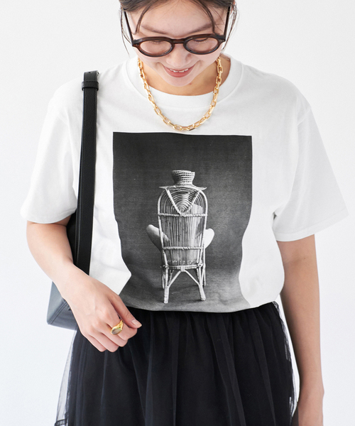 IENA（イエナ）の「《追加》COUTURE D’ADAM/クチュールドアダム Sam Haskins フォトTシャツ（Tシャツ/カットソー・レディース・ホワイト/ブラック・FREE）」の14枚目の写真