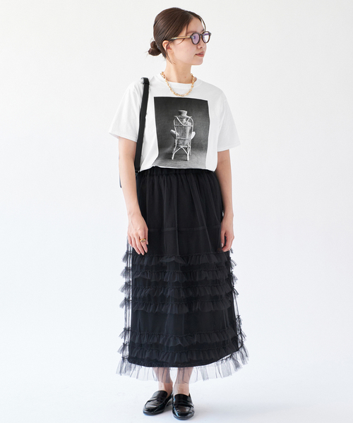 IENA（イエナ）の「《追加》COUTURE D’ADAM/クチュールドアダム Sam Haskins フォトTシャツ（Tシャツ/カットソー・レディース・ホワイト/ブラック・FREE）」の15枚目の写真