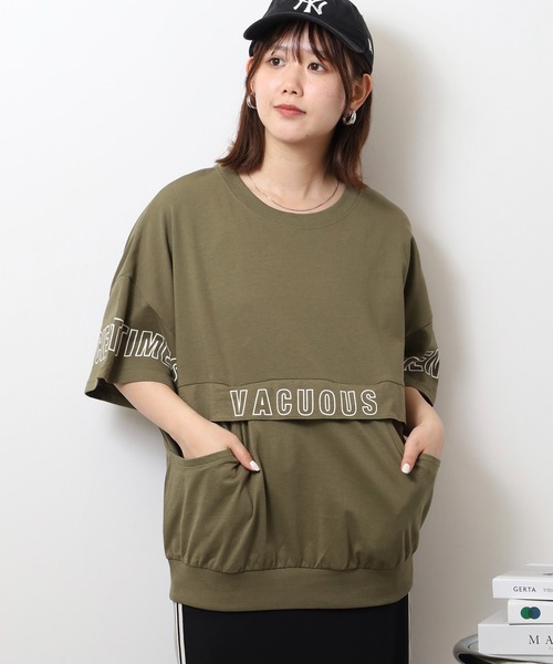 ブラウン ポケット付き Tシャツ Men's 》Foxfire SPRUCE LINE / TCメッシュポケットT S/S