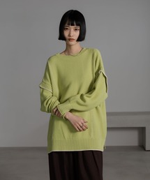 2WAYハイショクステッチプルオーバー 452238