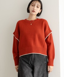 LOWRYS FARM | 2WAYハイショクステッチプルオーバー 452238(ニット/セーター)