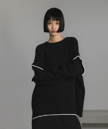 LOWRYS FARM | ２ＷＡＹハイショクステッチプルオーバー 452238(ニット/セーター)