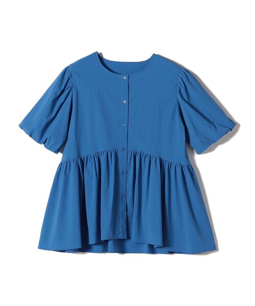 SHIPS Colors(シップス カラーズ)の「SHIPS Colors:〈接触冷感・UVカット・撥水〉マルチファンクション 羽織 シャツ◇(シャツ/ブラウス・レディース・ブラック/ブルー/ベージュ・ONE SIZE)」の6枚目の写真