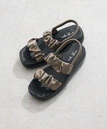 Green　Parks | ・richblue ギャザーアツゾコサンダル(サンダル)