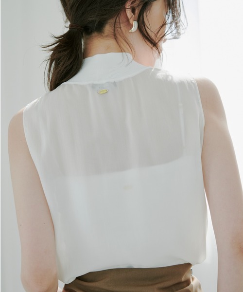 WEB限定カラー】シアーキュプラトップス（シャツ/ブラウス）｜anuans