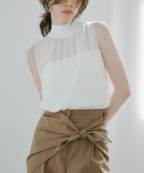 WEB限定カラー】シアーキュプラトップス（シャツ/ブラウス）｜anuans