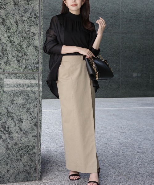 WEB限定カラー】シアーキュプラトップス（シャツ/ブラウス）｜anuans