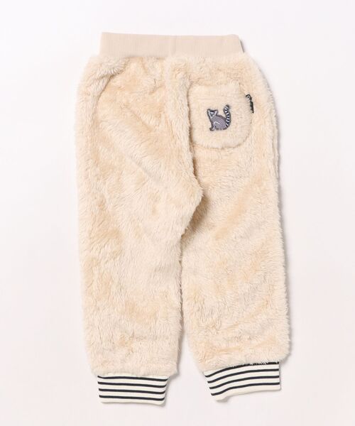 combimini(コンビミニ)の「ふわふわボア裾リブパンツ(ワオキツネザル)(その他パンツ・キッズ・ライトベージュ/スモークピンク/ネイビー・80/90/100/110/120)」の9枚目の写真