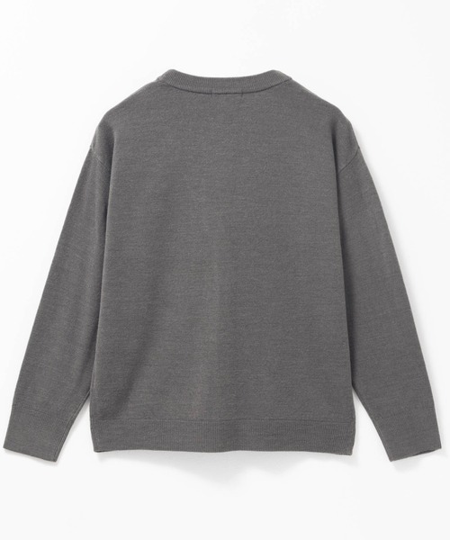 NAVY(ネイビー)の「nAvy カシミヤタッチVカーディガン(カーディガン/ボレロ・レディース・ネイビー/ブラック/チャコールグレー・M/L)」の9枚目の写真