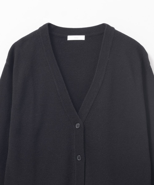 NAVY(ネイビー)の「nAvy カシミヤタッチVカーディガン(カーディガン/ボレロ・レディース・ネイビー/ブラック/チャコールグレー・M/L)」の5枚目の写真