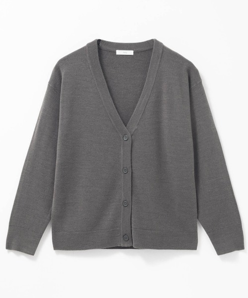 NAVY(ネイビー)の「nAvy カシミヤタッチVカーディガン(カーディガン/ボレロ・レディース・ネイビー/ブラック/チャコールグレー・M/L)」の12枚目の写真