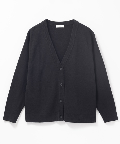NAVY(ネイビー)の「nAvy カシミヤタッチVカーディガン(カーディガン/ボレロ・レディース・ネイビー/ブラック/チャコールグレー・M/L)」の10枚目の写真