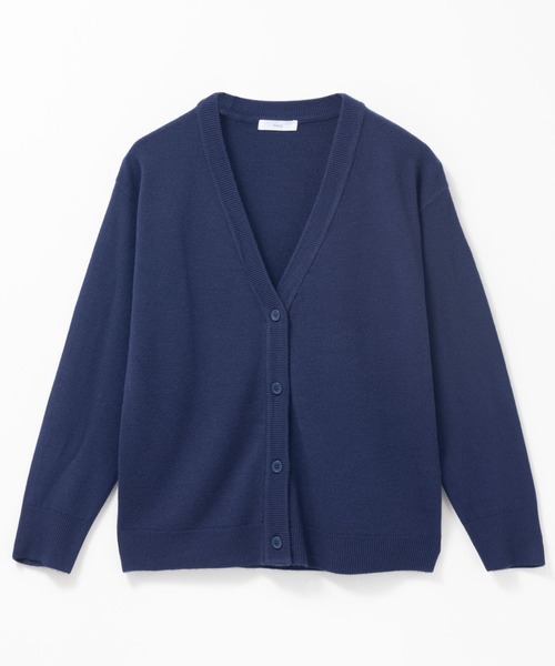 NAVY(ネイビー)の「nAvy カシミヤタッチVカーディガン(カーディガン/ボレロ・レディース・ネイビー/ブラック/チャコールグレー・M/L)」の11枚目の写真