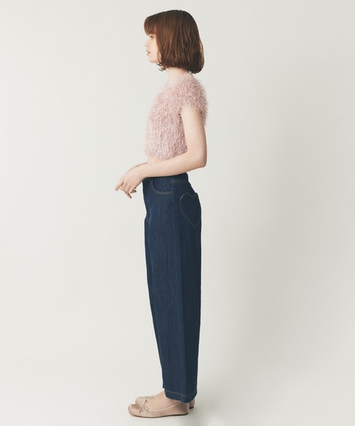 DEICY（デイシー）の「ラメシャギーショートニット（ニット/セーター・レディース・ベビーピンク/アイボリー/ピンク・FREE）」の11枚目の写真