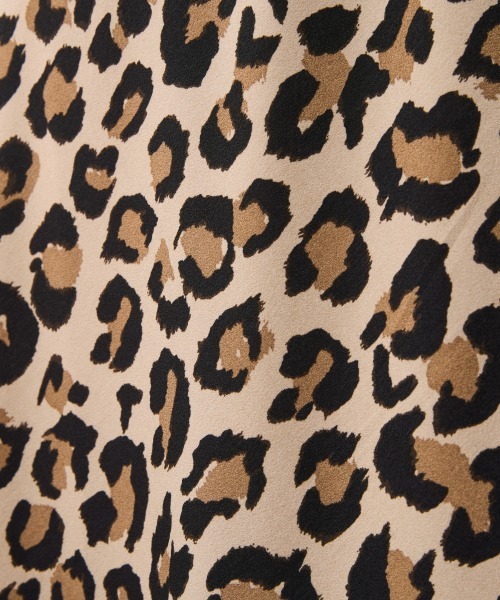 CHIC STYLE（シックスタイル）の「レオパード柄ナローマキシスカート＜大きいサイズ有＞シックスタイル（スカート・レディース・グレー系/ブラウン系・5L/4L/3L/LL/L/M）」の11枚目の写真