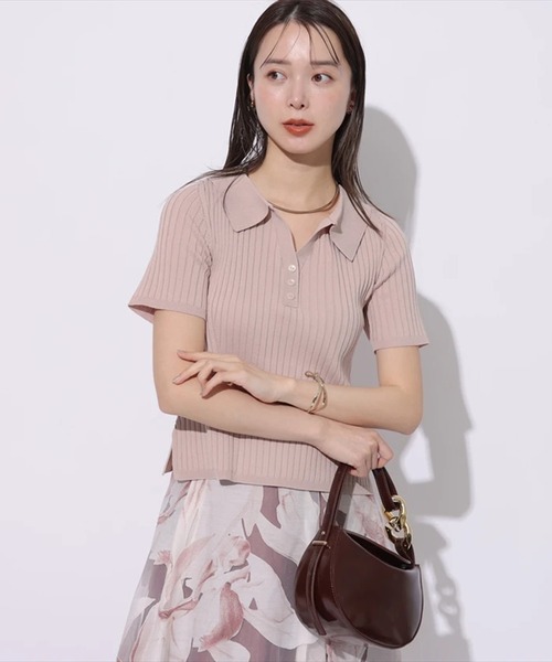 マイストラーダ　ポロリブニット Mystrada（マイストラーダ）の「ポロリブニット（ニット