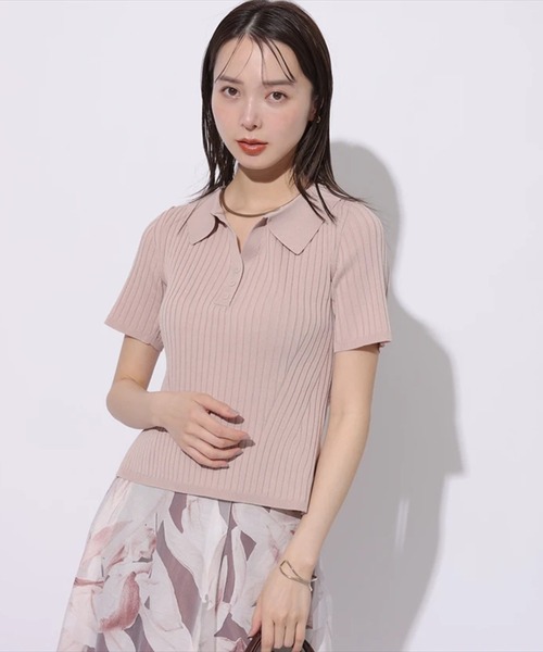 Mystrada（マイストラーダ）の「ポロリブニット（ニット/セーター