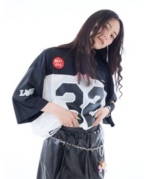 【8】【it】【little sunny bite】sporty mesh big tee