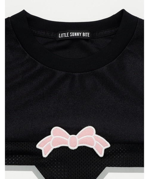 Little sunny bite(リトルサニーバイト)の「【8】【it】【little sunny bite】sporty mesh big tee(Tシャツ/カットソー・レディース・ブラック/ピンク/ホワイト・MEDIUM/SMALL)」の22枚目の写真
