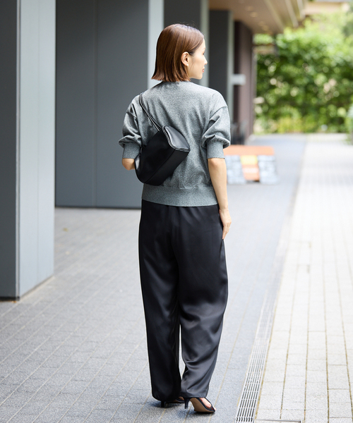 【イエナ】Woolイージーパンツ サテンイージーパンツ（その他パンツ）｜IENA（イエナ）の
