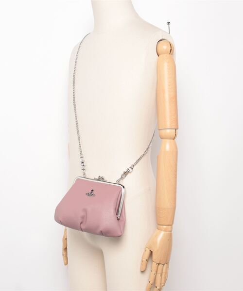 Vivienne Westwood MAN（ヴィヴィアンウエストウッドマン）の「GRANNY FRAME PURSE（ショルダーバッグ・メンズ・ライトピンク・FREE）」の6枚目の写真
